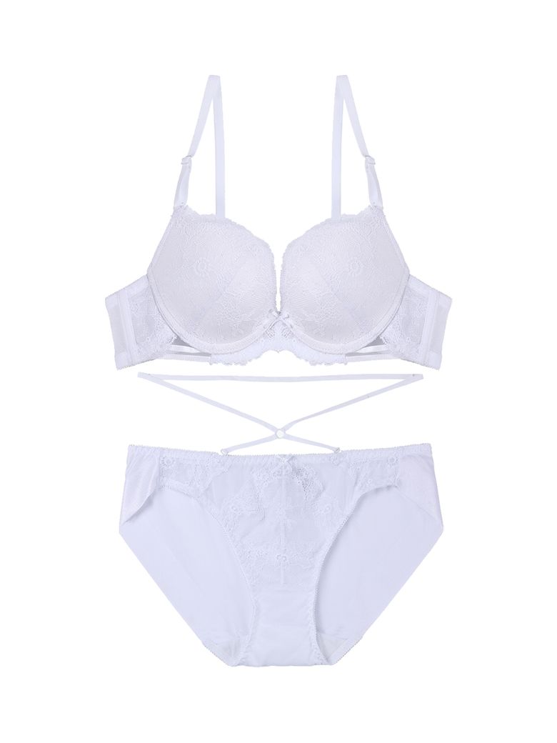 스페셜데이 오일몰드 화이트 브라팬티 SET