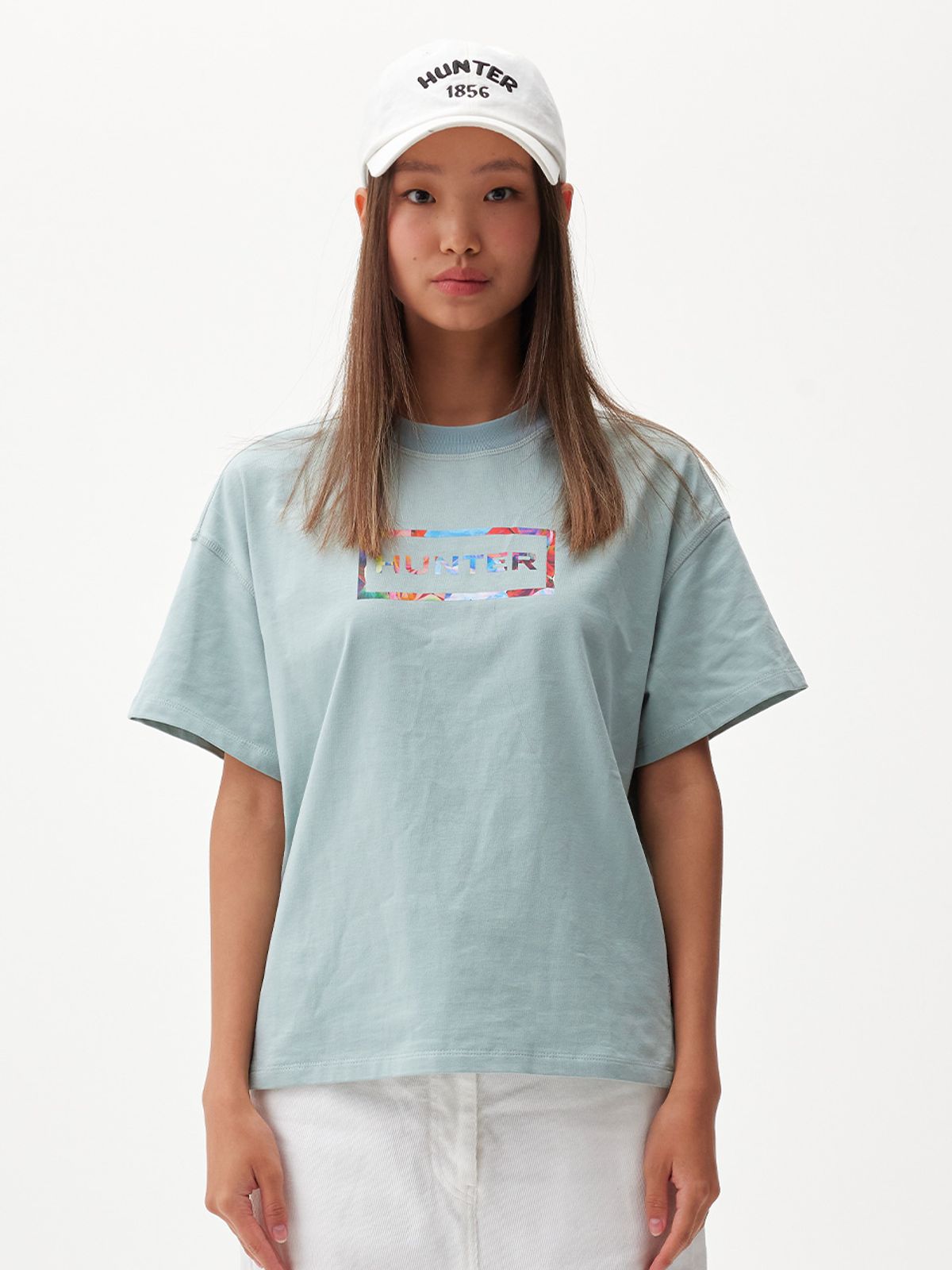 헌터(HUNTER) [UNISEX] 플레이 시즌 로고 티셔츠 - 롤링무어 HAU0006ATZRLM