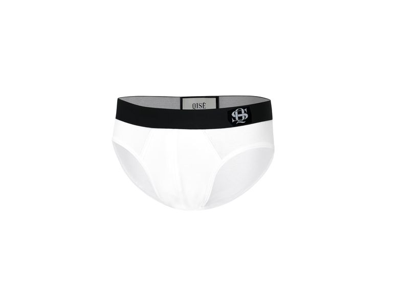QS 삼각 브리프 화이트/블랙