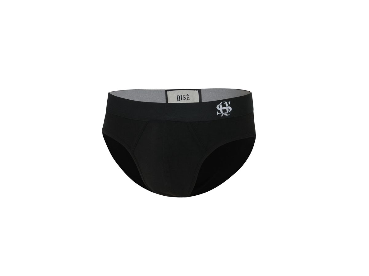 키세 언더웨어(QISE UNDERWEAR) QS 삼각 브리프 블랙