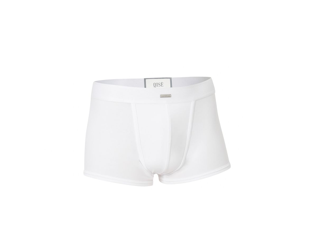 키세 언더웨어(QISE UNDERWEAR) 실버 모티브 브리프 화이트