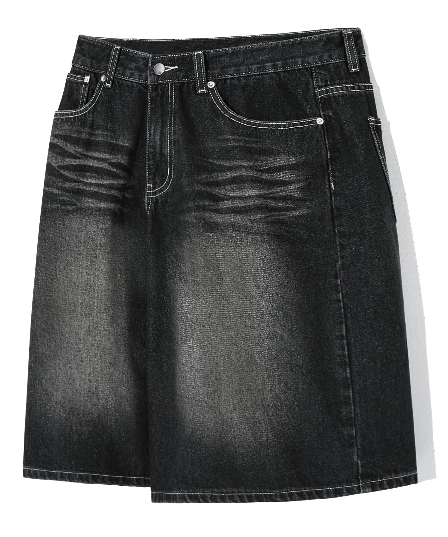 ★MUSINSA STANDARD★ White satin bermuda pants black MMEPH31 MUSINSA | MUSINSA STANDARD Cotton Easy Shorts [Black]