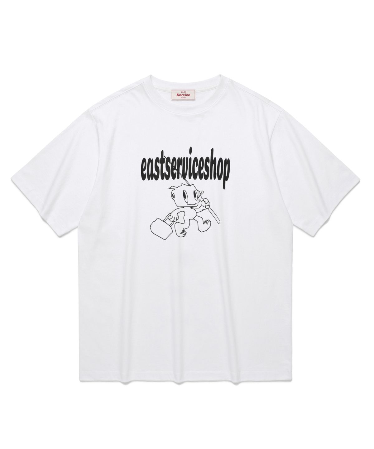 이스트서비스샵(eastserviceshop) Fishing Robo Half T - White