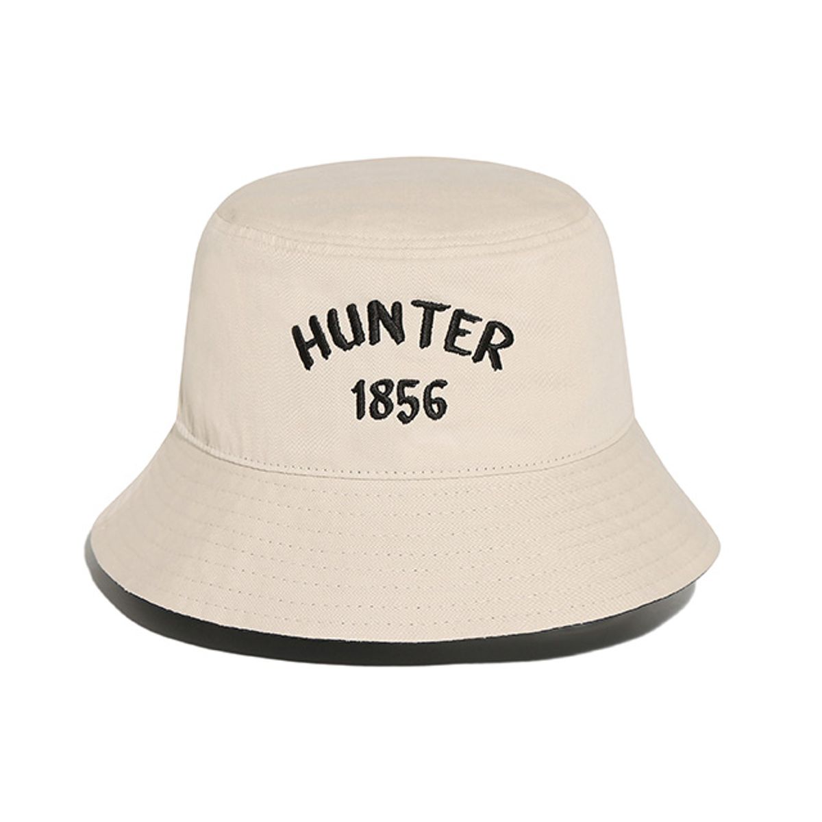헌터(HUNTER) [UNISEX] 임브로이더리 1856 버캣 햇 - 베이지/네이비 HAU0004CHZBEI