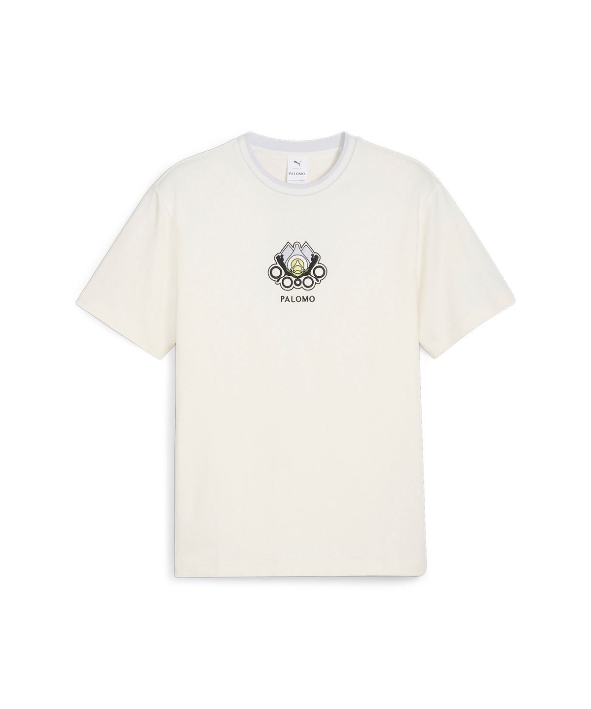 푸마(PUMA) 푸마ⅹ팔로모 그래픽 반소매 티셔츠 - 웜 화이트 / 625558-65