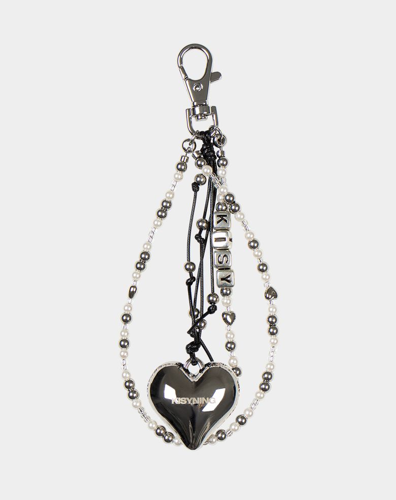 KISY Initial Heart Key Ring