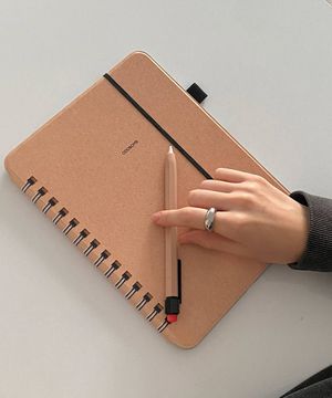 아날로그 크라프트 스프링 노트 아이패드 케이스