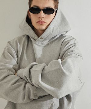 헤비웨이트 오버핏 워머 후드[그레이]