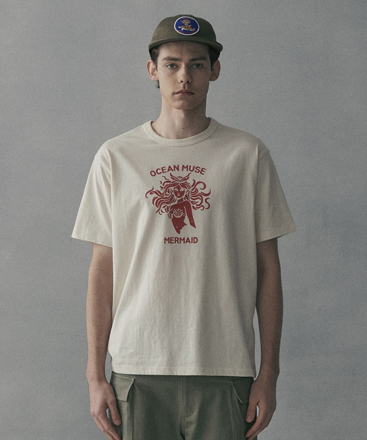 엠프(AMF) Mermaid T-Shirt - Ivory