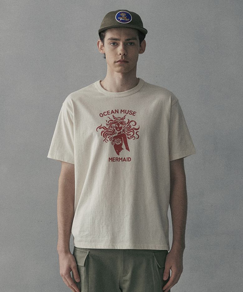 Mermaid T-Shirt - Ivory