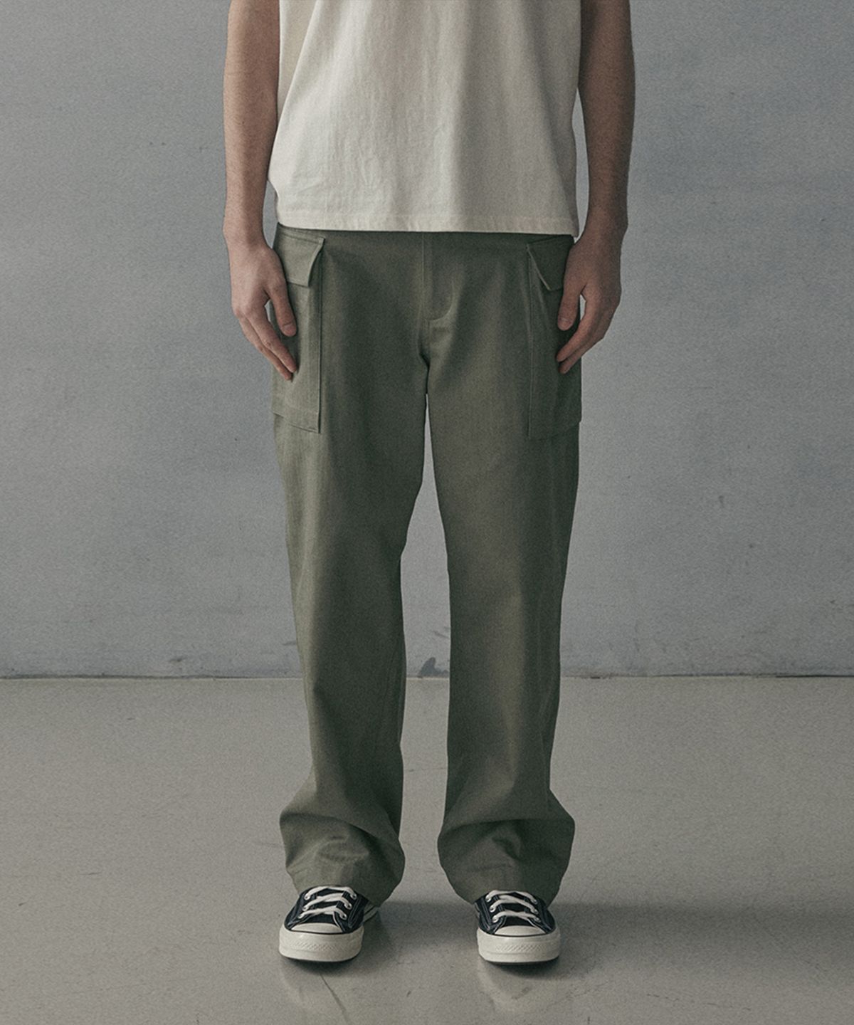 엠프(AMF) M-42 HBT Cargo Pants - Olive