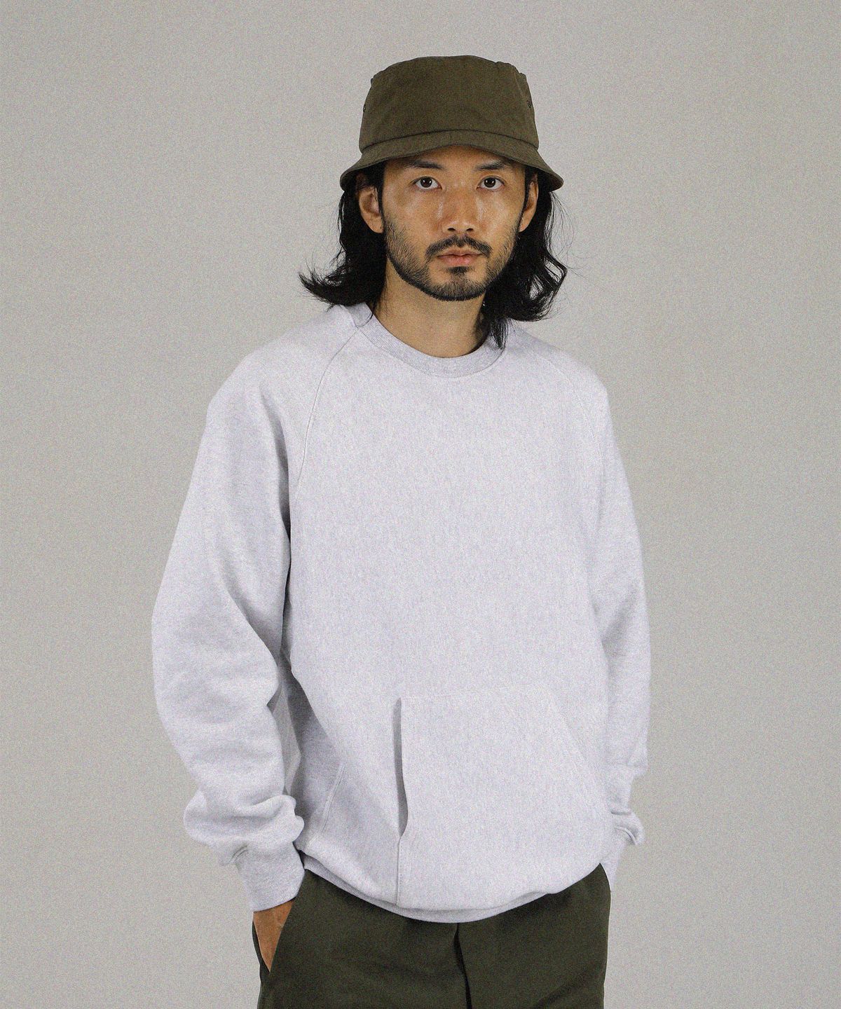 엠프(AMF) Reversweave Sweat Shirt - Melange