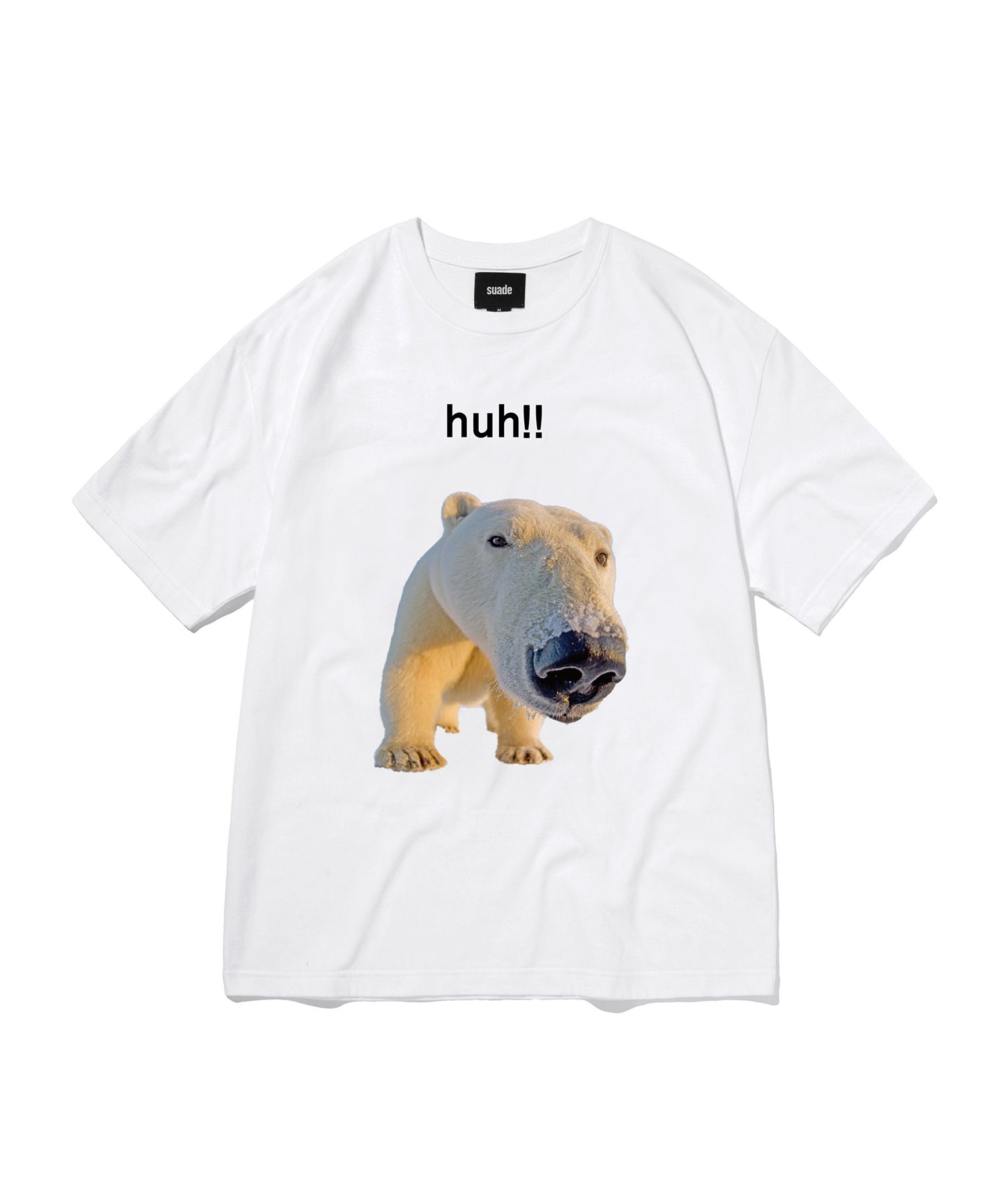 【SUADE】HUH!! TEE ★韓国人気★ 追跡付 MUSINSA公式 | SUADE HUH!! TEE [WHITE]