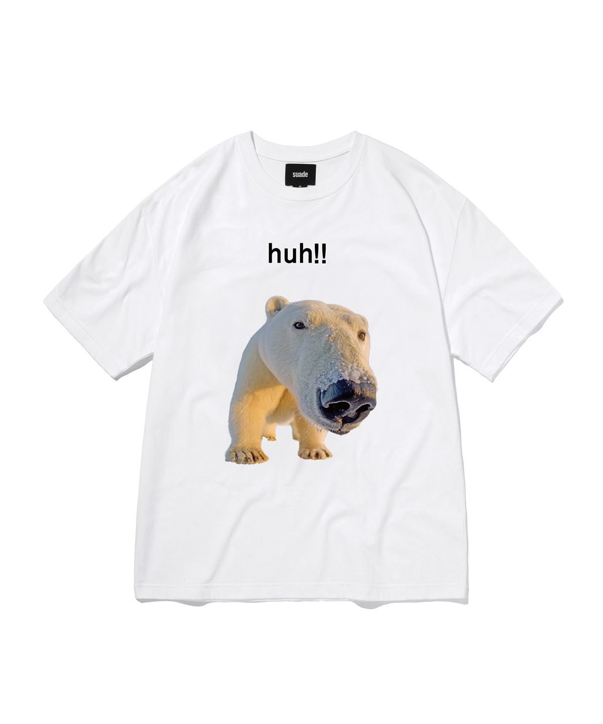 스웨이드(SUADE) HUH!! TEE [WHITE]