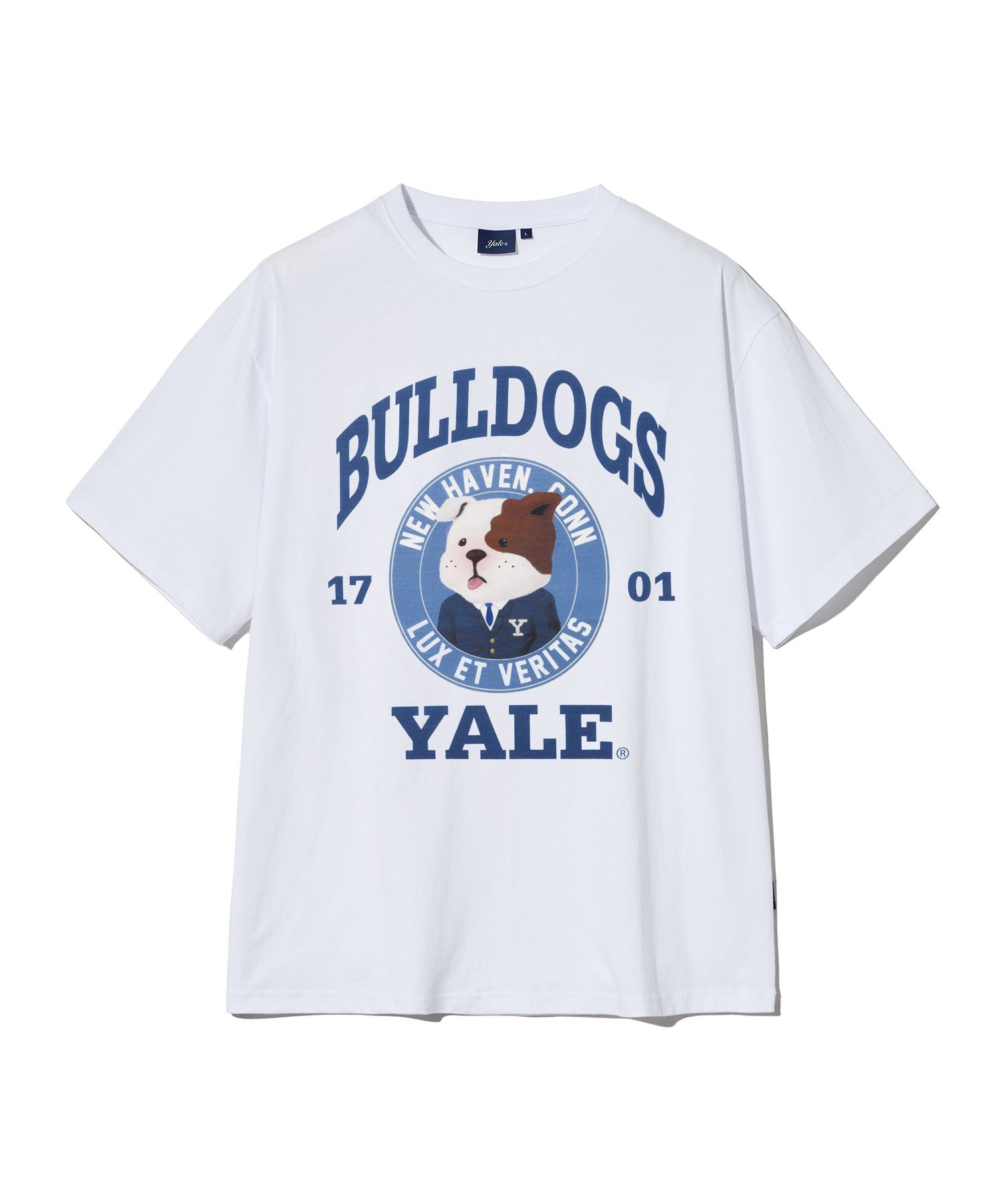 MUSINSA | YALE Bulldogs Bow Wow Short Sleeve T-Shirt White