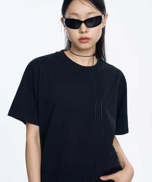 프리미엄 하프 슬리브 블랙