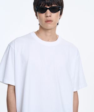 프리미엄 하프 슬리브 화이트