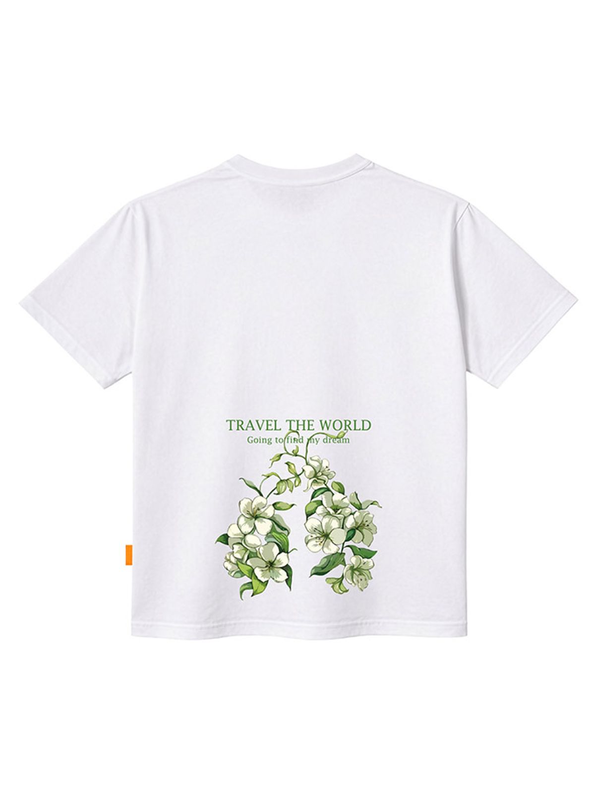 엘라모(LLAMO) 백합 반팔티셔츠 남녀공용 빅사이즈 S~4XL