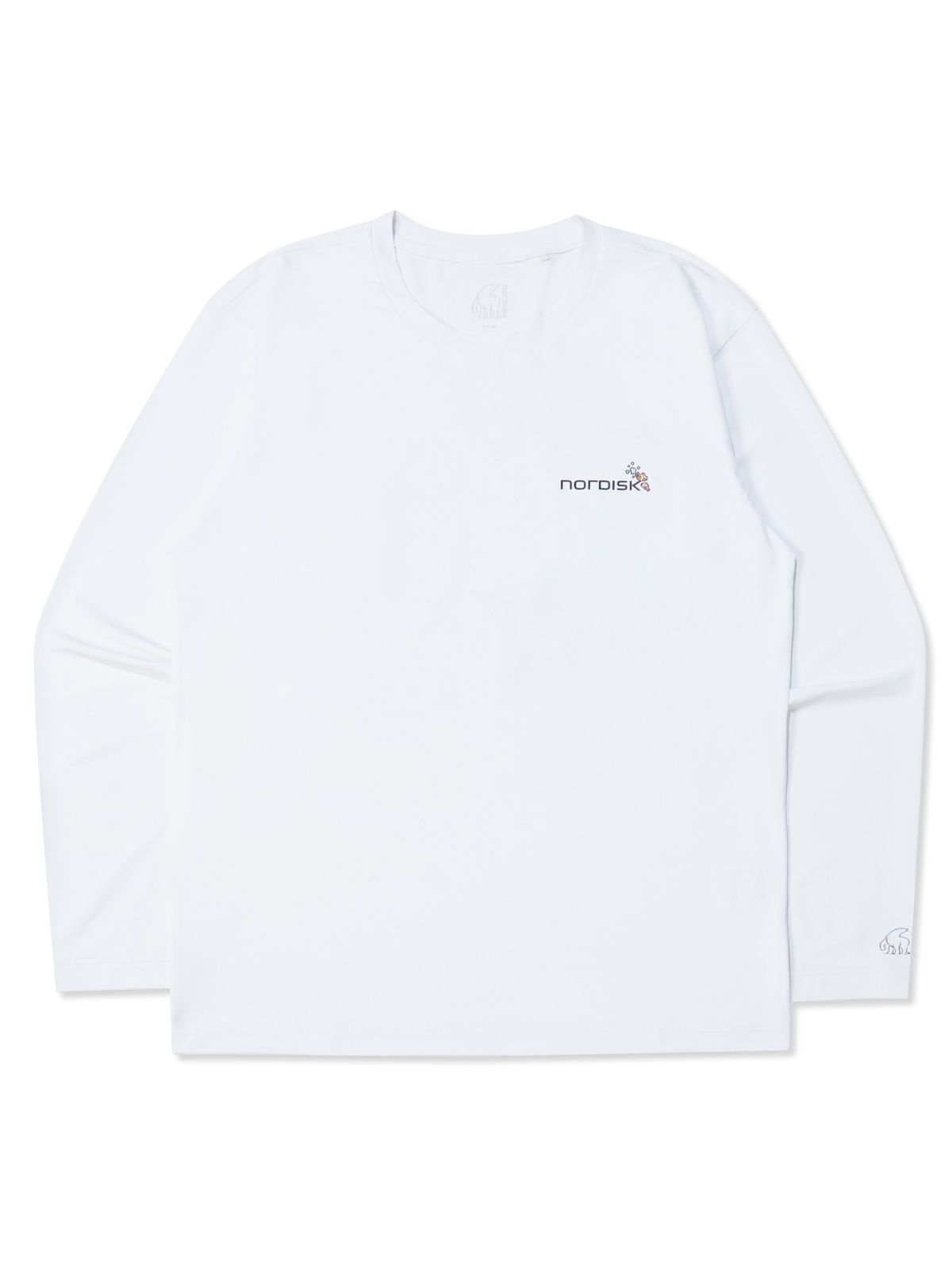 노르디스크(NORDISK) 유니 밸리캠핑 긴팔티셔츠_Off White