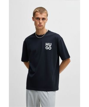 리플렉티브 로고 반팔 티셔츠 레귤러핏 50508944_001