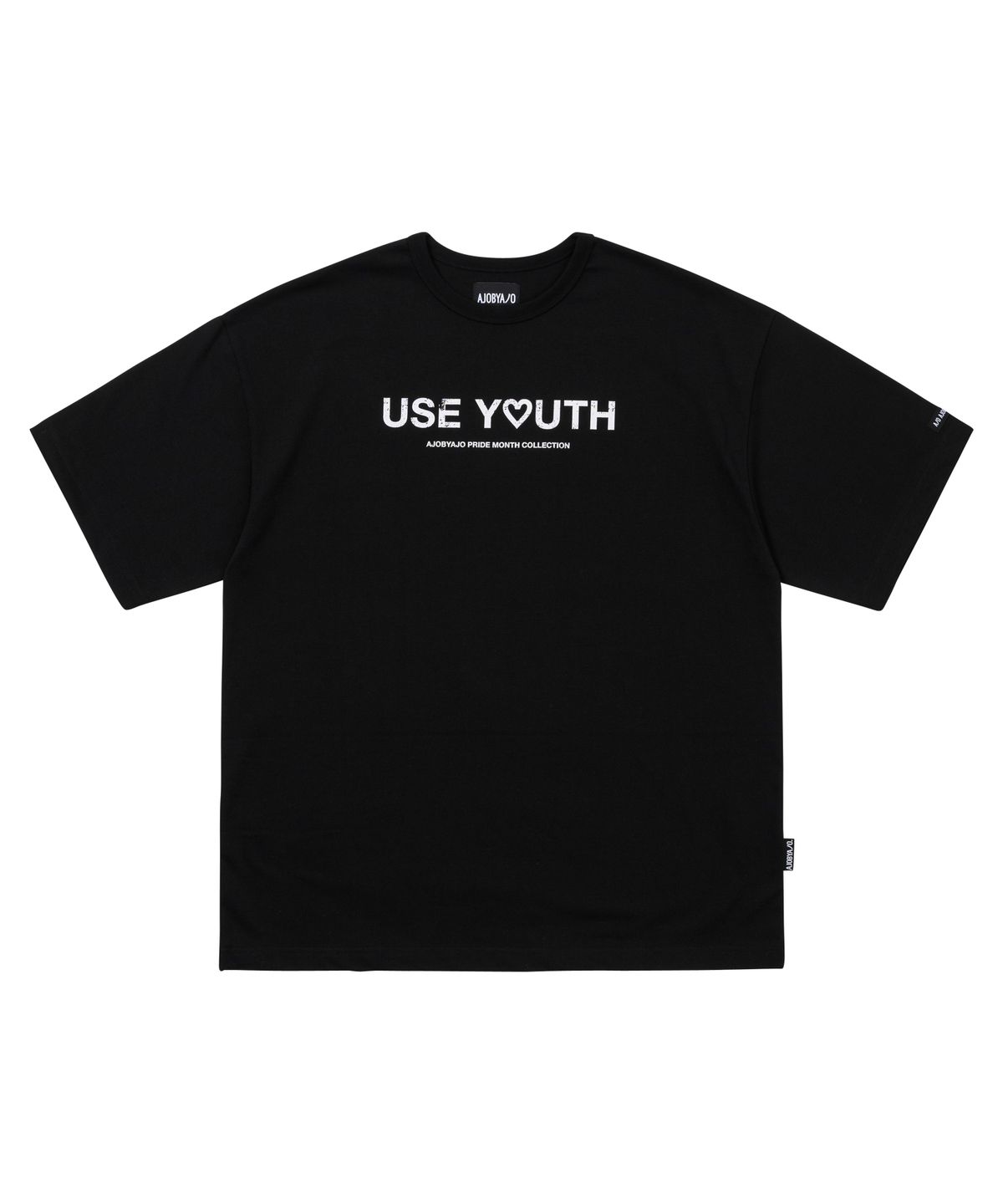 아조바이아조(AJOBYAJO) Use Youth T-Shirt [BLACK]