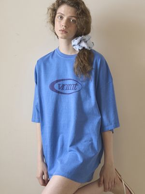 Sport logo pigment t-shirt_blue