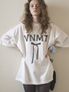 VNMT ribbon lace t-shirt_ivory
