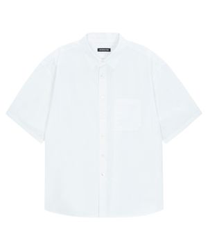 페이퍼 하프 셔츠 [화이트]