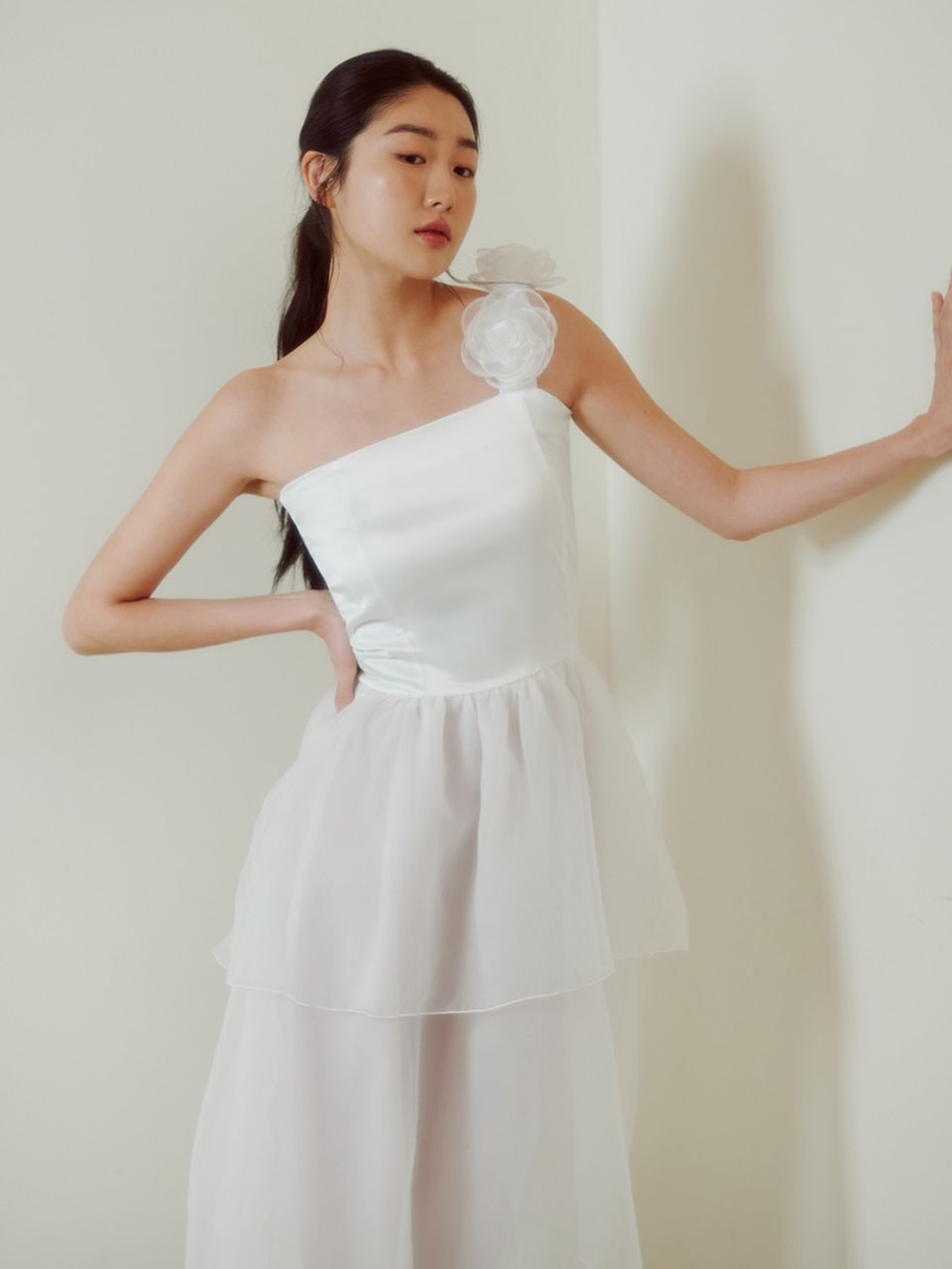 パーティードレス GANISONG Bridal Rose Peony Dress White MUSINSA | GANISONG Bridal Rose Peony Dress_White