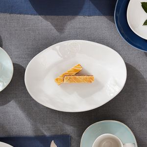 노바 40cm 타원서빙접시