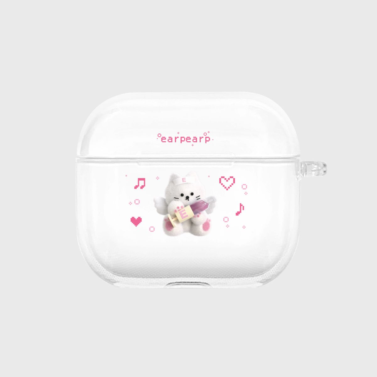 어프어프(EARPEARP) 주사기 치치(에어팟3-클리어하드)