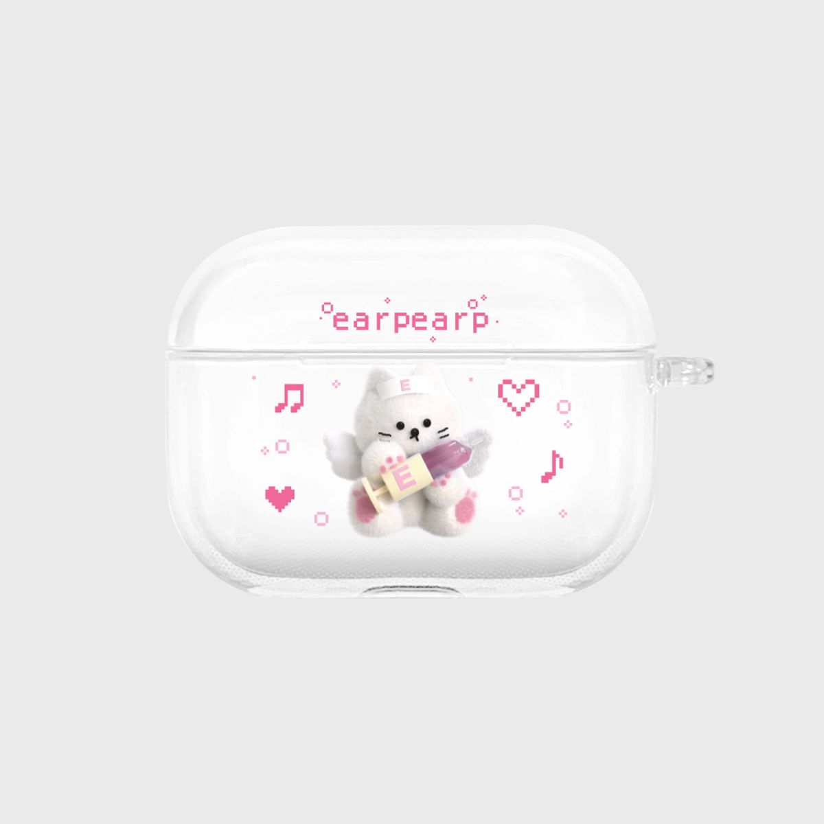 어프어프(EARPEARP) [프로3 추가]주사기 치치(에어팟프로-클리어하드)