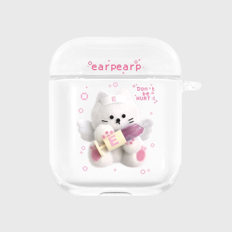 주사기 치치(에어팟-클리어하드)