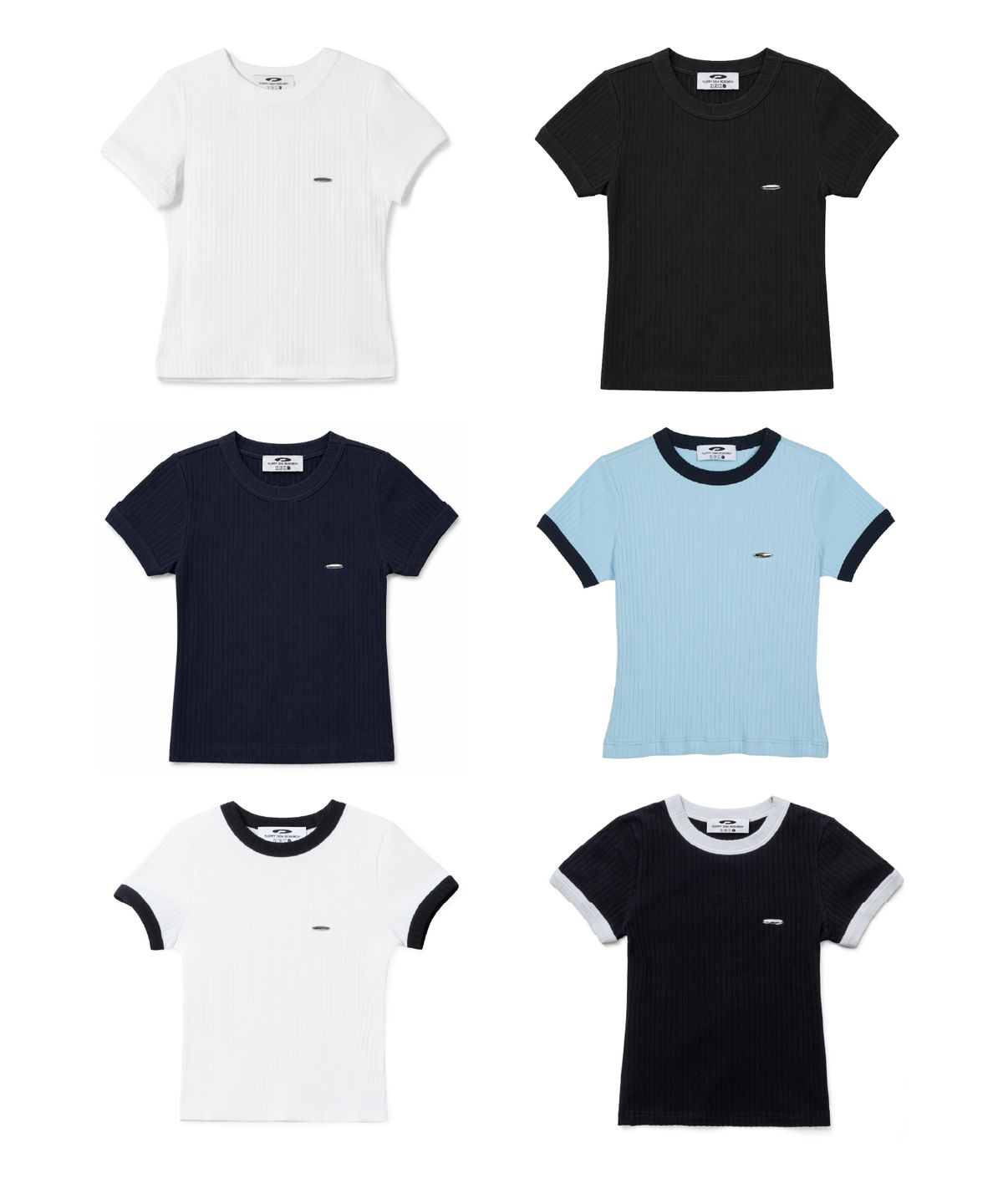 에프디알(FDR) [2Pack] Essential Ringer Short sleeve