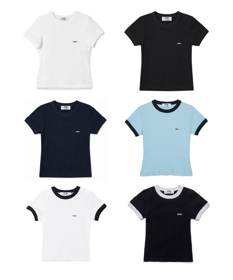 [2Pack] Essential Ringer Short sleeve
