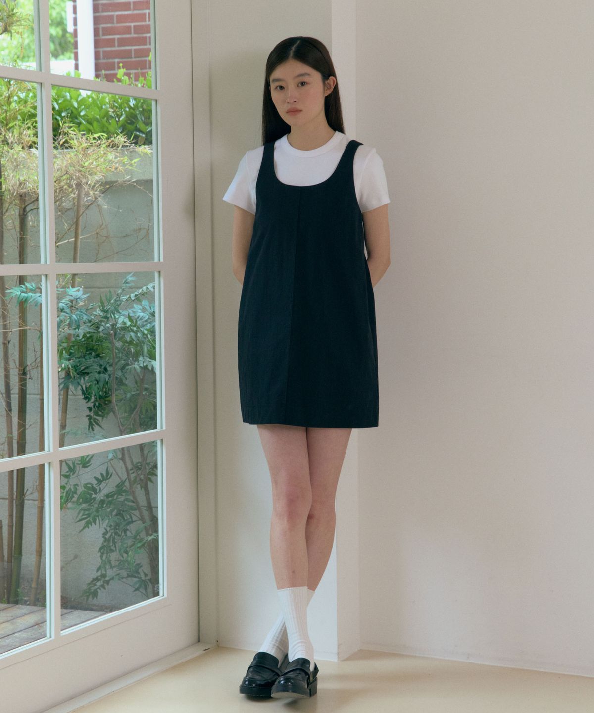 38컴온커먼(38COMEONCOMMON) Minimal dress (Black)