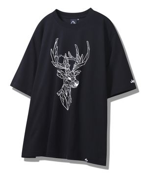 [에디션] 캠핑 디어 라인 반팔 티셔츠 (JP5TSU114WH)