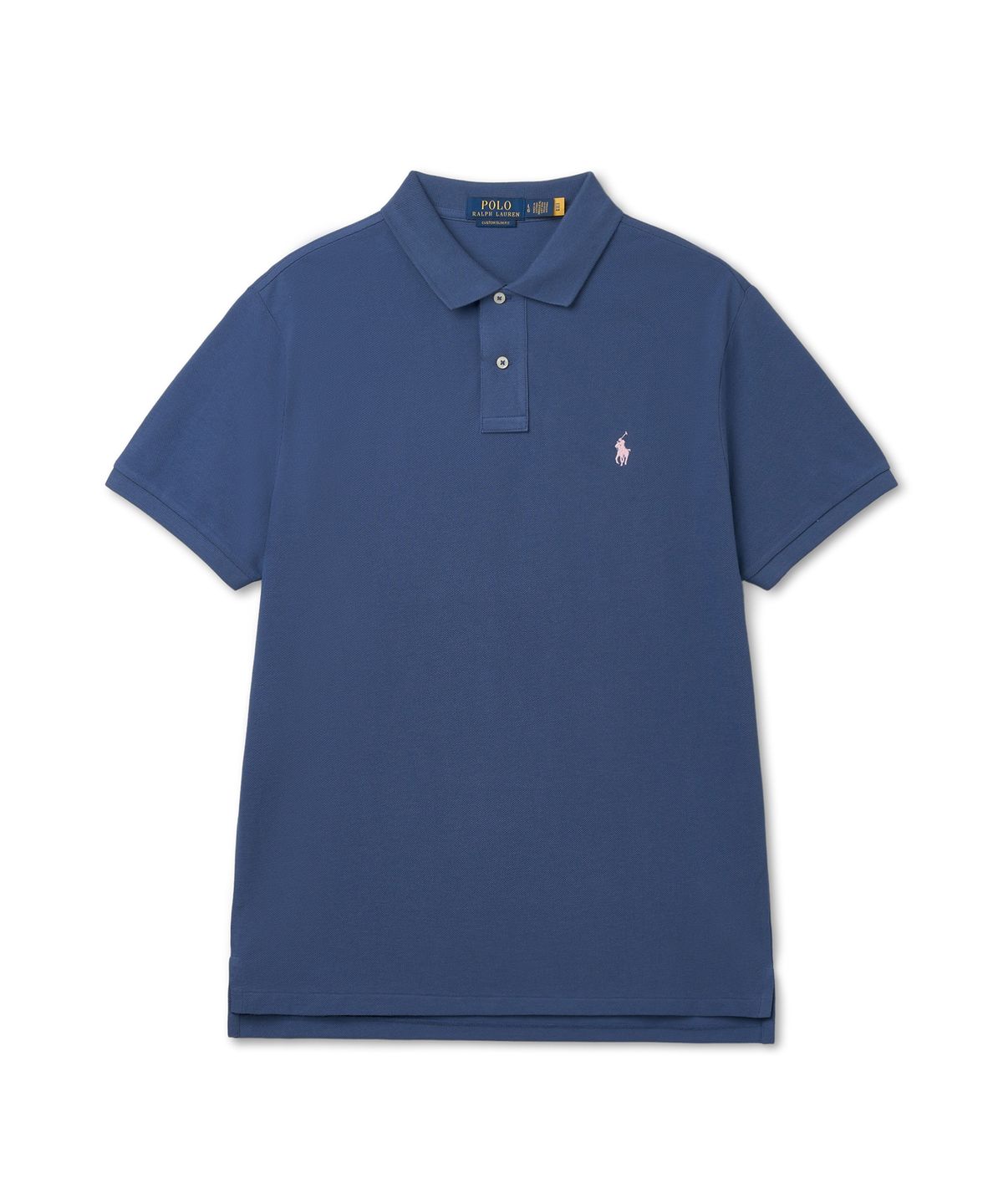 폴로 랄프 로렌(POLO RALPH LAUREN) 커스텀 슬림핏 메시 폴로 셔츠 - 네이비