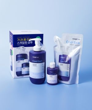두피랩 쿨 솔트 스케일링 샴푸 더블 기획세트 (본품 500g+리필 500g+증정 100g)