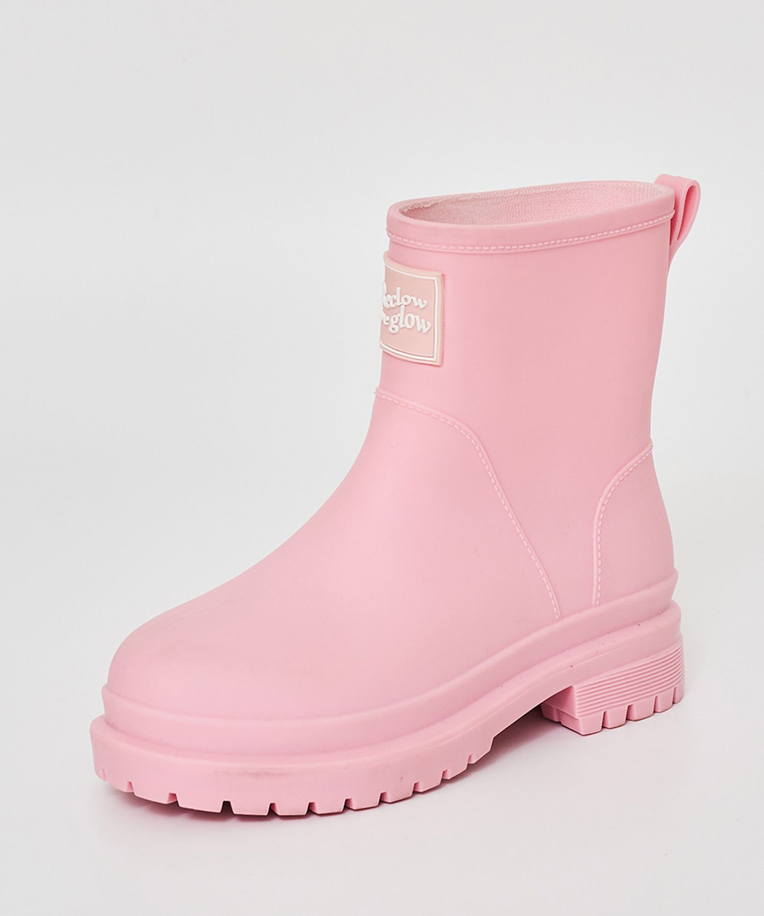 Pink Womens Short Rain Boots Bobbi Rain Boot // Fuchsia Pink