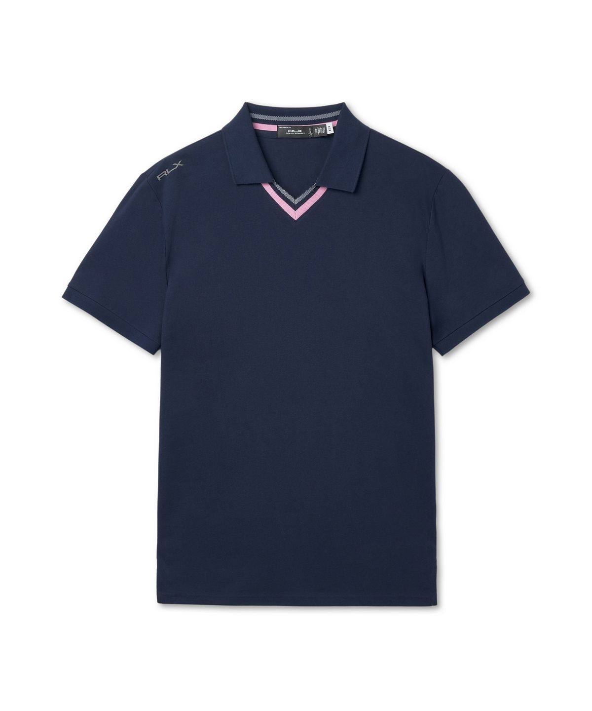 폴로 랄프 로렌 골프(POLO RALPH LAUREN GOLF) 테일러드핏 스트레치 메시 폴로 셔츠 - 네이비