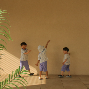 반팔 모티프 셋업_우르스 비올레