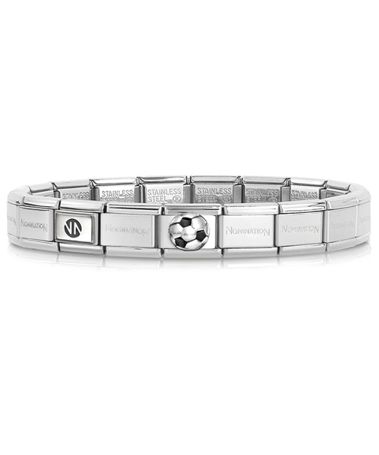 팔찌 스틸 컴포저블 블랙풋볼 (축구공) steel-set20
