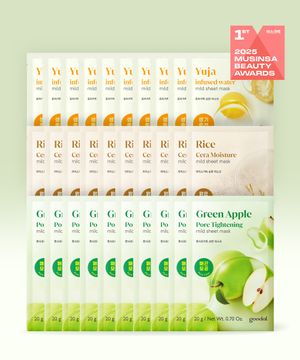 [30pack] 순한 마스크 (녹차/티트리/유자/풋사과/라이스)