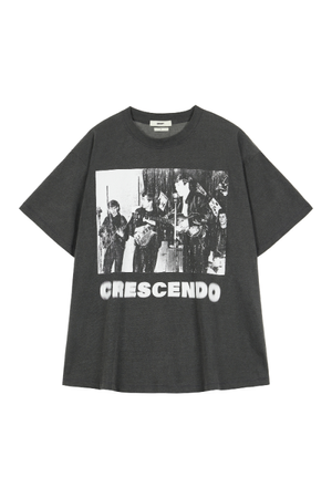 CRESCENDO GRAPHICS T-SHIRT IN CHARCOAL