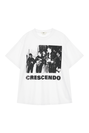 CRESCENDO GRAPHICS T-SHIRT IN WHITE