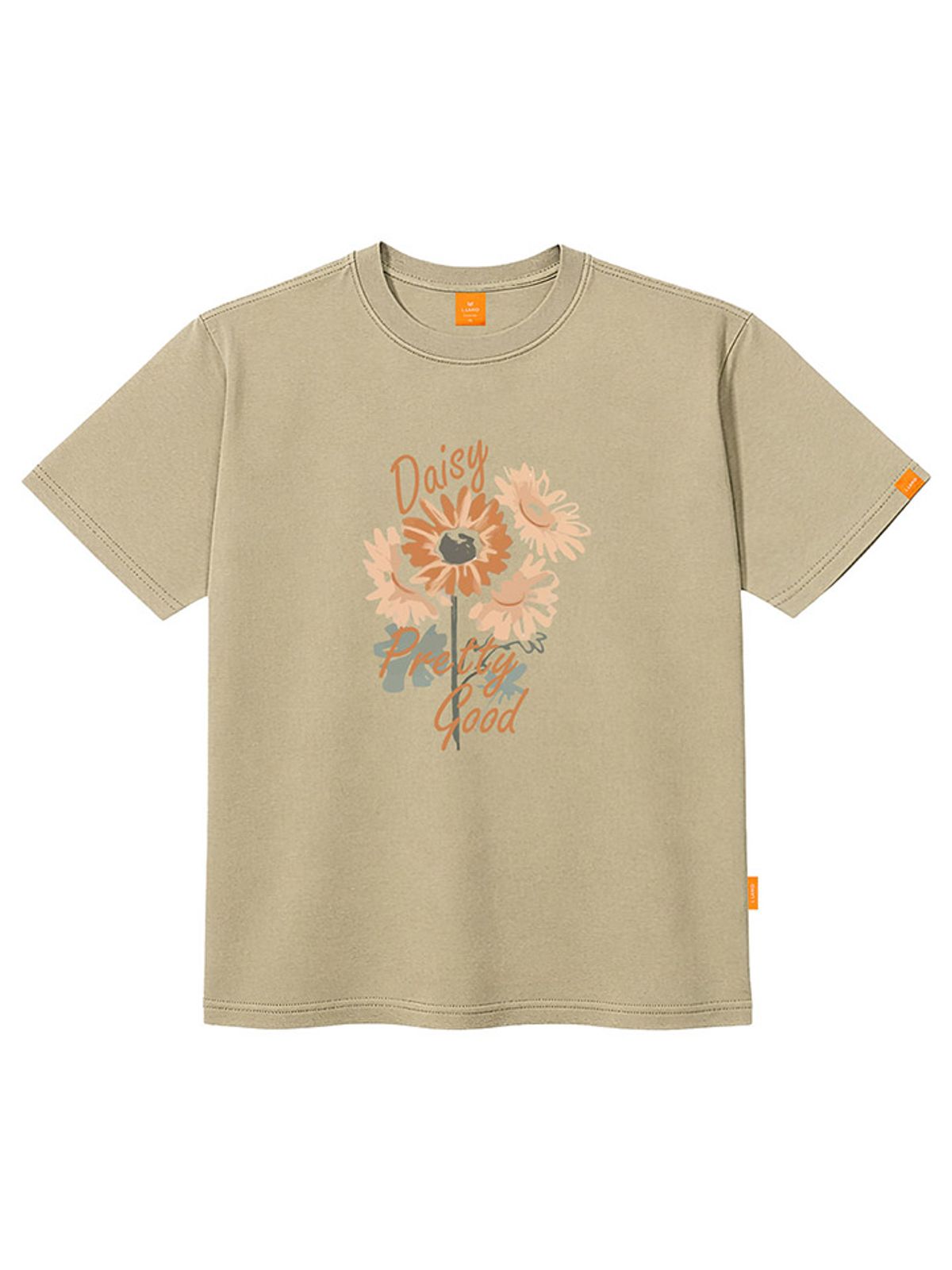 엘라모(LLAMO) 프리티데이지 반팔티셔츠 남녀공용 빅사이즈 S~4XL