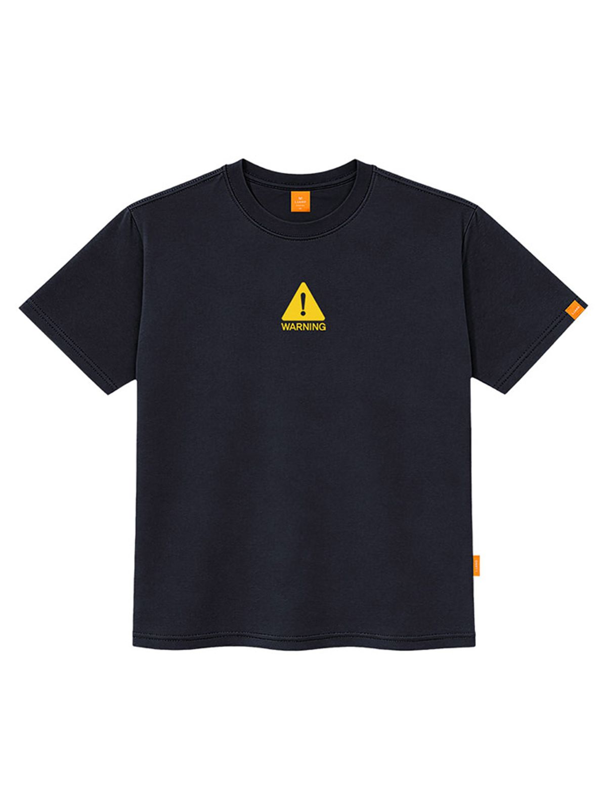 엘라모(LLAMO) 경고 반팔티셔츠 남녀공용 빅사이즈 S~4XL