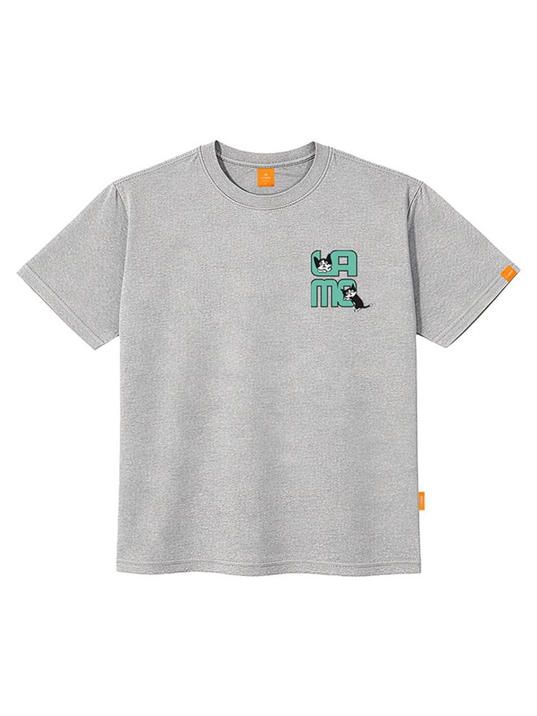 담장고양이 반팔티셔츠 남녀공용 빅사이즈 S~4XL