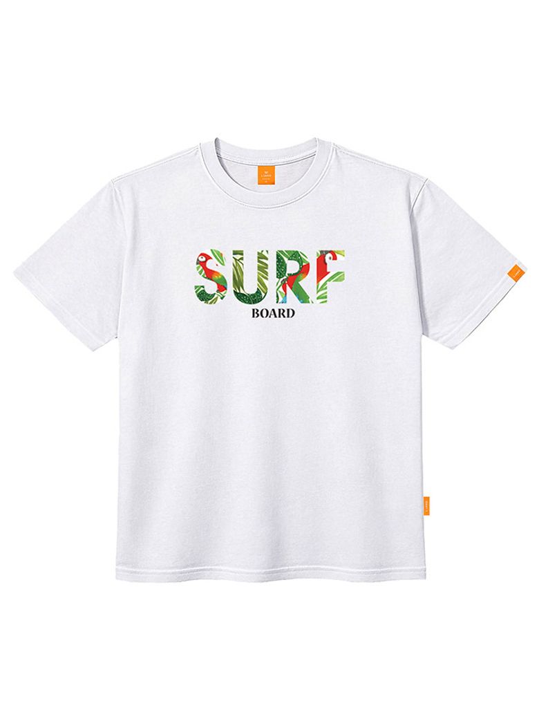 서핑보드 반팔티셔츠 남녀공용 빅사이즈 S~4XL